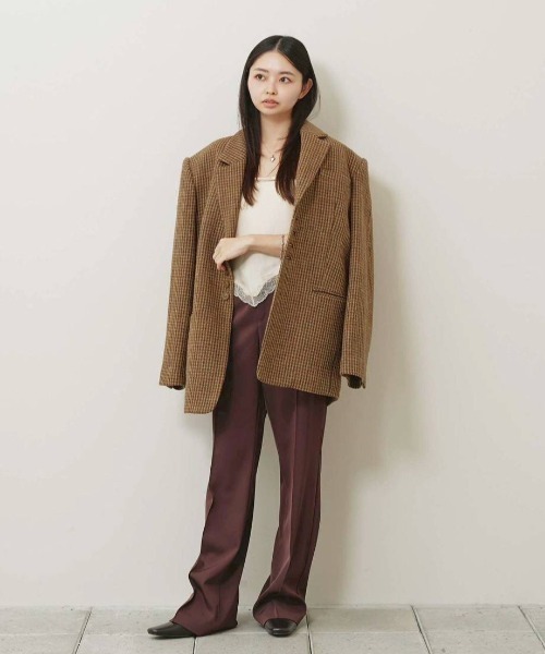 TODAYFUL（トゥデイフル）の「Satin Lace Scarf（バンダナ/スカーフ・レディース・ミント/ブラック/アイボリー・FREE）」の4枚目の写真