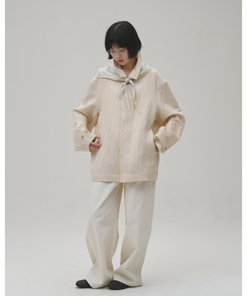 TODAYFUL（トゥデイフル）の「Satin Lace Scarf（バンダナ/スカーフ・レディース・ミント/ブラック/アイボリー・FREE）」の12枚目の写真