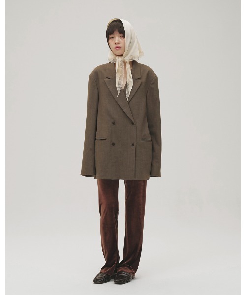 TODAYFUL（トゥデイフル）の「Satin Lace Scarf（バンダナ/スカーフ・レディース・ミント/ブラック/アイボリー・FREE）」の15枚目の写真