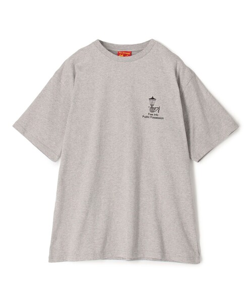 Public Possession(パブリックポゼッション)の「PUBLIC POSSESSION FREE INFO T-SHIRT(Tシャツ/カットソー・メンズ・グレー・L/M)」の1枚目の写真