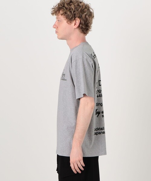 Public Possession(パブリックポゼッション)の「PUBLIC POSSESSION FREE INFO T-SHIRT(Tシャツ/カットソー・メンズ・グレー・L/M)」の4枚目の写真