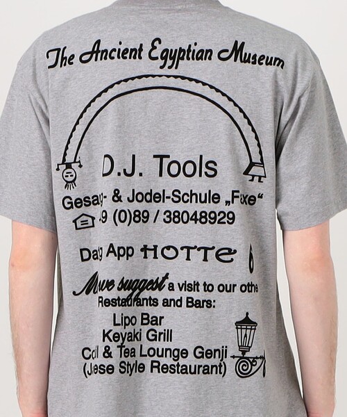 Public Possession(パブリックポゼッション)の「PUBLIC POSSESSION FREE INFO T-SHIRT(Tシャツ/カットソー・メンズ・グレー・L/M)」の7枚目の写真