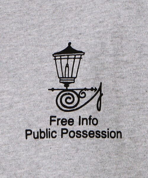 Public Possession(パブリックポゼッション)の「PUBLIC POSSESSION FREE INFO T-SHIRT(Tシャツ/カットソー・メンズ・グレー・L/M)」の10枚目の写真