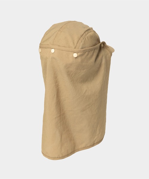 meanswhile（ミーンズワイル）の「Breathable Shade Cap（キャップ・メンズ・ベージュ/ネイビー・FREE）」の5枚目の写真