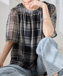 Viola e Viola（ヴィオラエヴィオラ）の「マルチファンクション裏付 ギャザーブラウス（シャツ/ブラウス）」