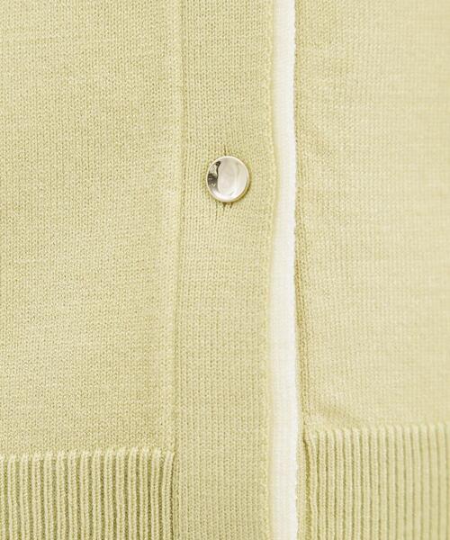 grove(グローブ)の「レイヤード風配色カーディガン(カーディガン/ボレロ・レディース・グリーン系/ライトグレー/ネイビー・02/03/05/04/01)」の11枚目の写真