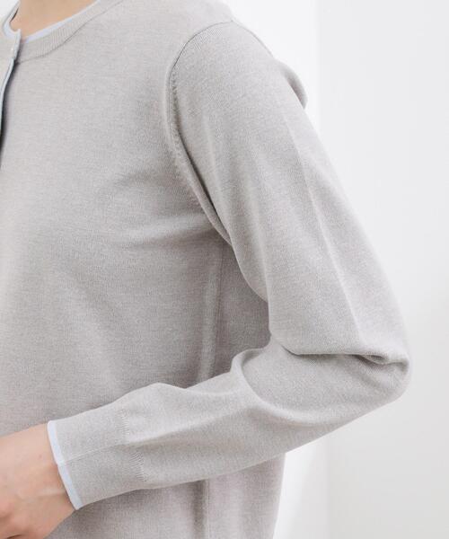 grove(グローブ)の「レイヤード風配色カーディガン(カーディガン/ボレロ・レディース・グリーン系/ライトグレー/ネイビー・02/03/05/04/01)」の20枚目の写真