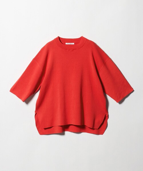 BEAUTY&YOUTH UNITED ARROWS（ビューティーアンドユースユナイテッドアローズ）の「ハーフスリーブ ニットプルオーバー ウォッシャブル（ニット/セーター・レディース・レッド/ネイビー/オフホワイト・FREE）」の17枚目の写真