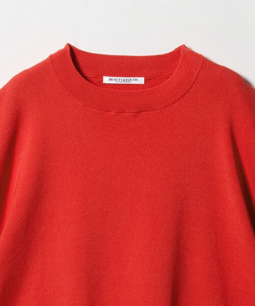 BEAUTY&YOUTH UNITED ARROWS（ビューティーアンドユースユナイテッドアローズ）の「ハーフスリーブ ニットプルオーバー ウォッシャブル（ニット/セーター・レディース・レッド/ネイビー/オフホワイト・FREE）」の18枚目の写真