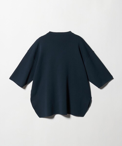 BEAUTY&YOUTH UNITED ARROWS（ビューティーアンドユースユナイテッドアローズ）の「ハーフスリーブ ニットプルオーバー ウォッシャブル（ニット/セーター・レディース・レッド/ネイビー/オフホワイト・FREE）」の5枚目の写真