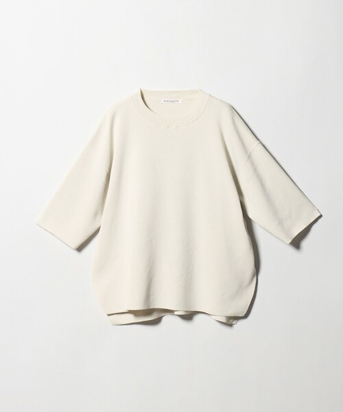 BEAUTY&YOUTH UNITED ARROWS（ビューティーアンドユースユナイテッドアローズ）の「ハーフスリーブ ニットプルオーバー ウォッシャブル（ニット/セーター・レディース・レッド/ネイビー/オフホワイト・FREE）」の10枚目の写真