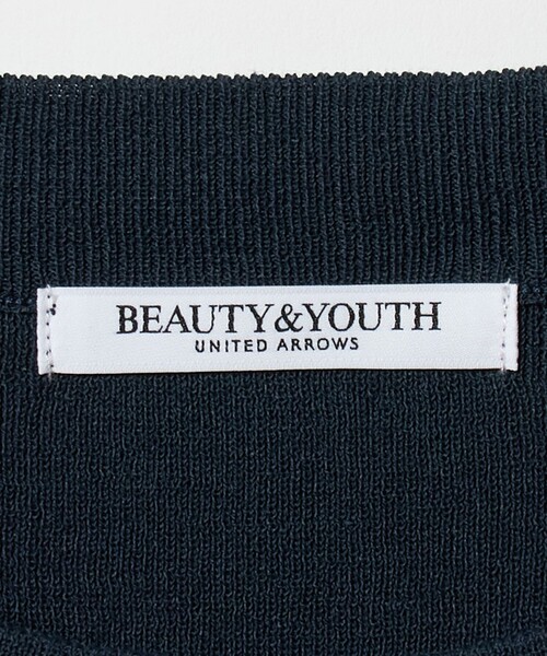 BEAUTY&YOUTH UNITED ARROWS（ビューティーアンドユースユナイテッドアローズ）の「ハーフスリーブ ニットプルオーバー ウォッシャブル（ニット/セーター・レディース・レッド/ネイビー/オフホワイト・FREE）」の13枚目の写真