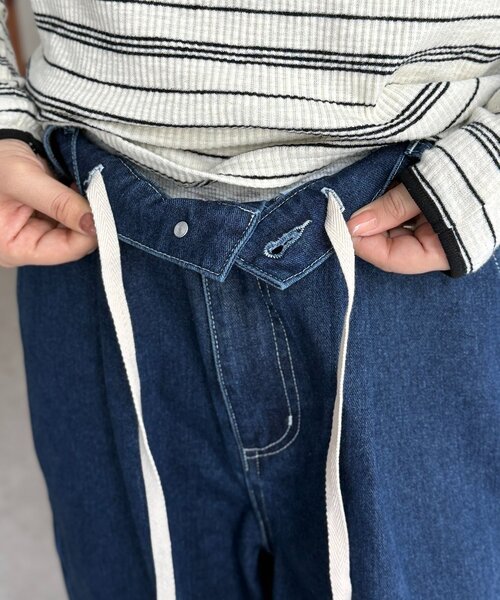 CPCM（シーピーシーエム）の「デニムビスチェセットアップ（ワンピース・レディース・ネイビー/ブラック/ブルー・FREE）」の11枚目の写真