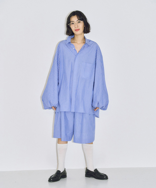 CITYSHOP（シティーショップ）の「SHORT PANTS：ハーフパンツ（その他パンツ・レディース・ホワイト/サックスブルー・FREE）」の15枚目の写真