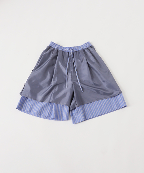CITYSHOP（シティーショップ）の「SHORT PANTS：ハーフパンツ（その他パンツ・レディース・ホワイト/サックスブルー・FREE）」の8枚目の写真