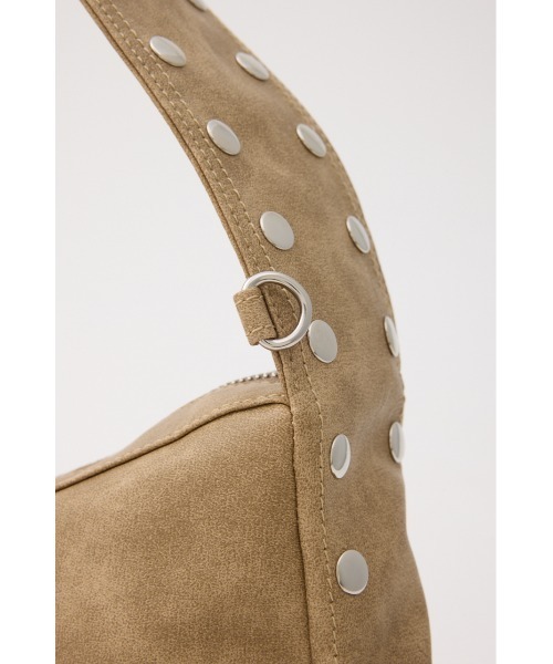 SLY（スライ）の「STUDS HORIZONTAL BAG スタッズホリゾンタルバッグ（ショルダーバッグ・レディース・ブルー系その他/ブラック/ベージュ・FREE）」の10枚目の写真