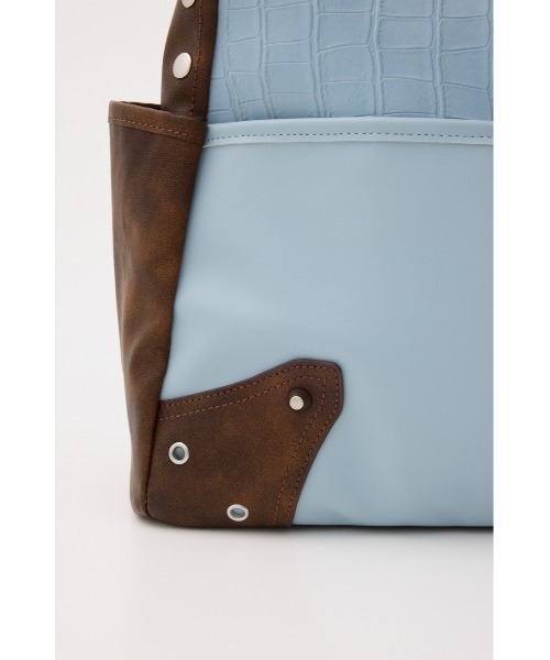 SLY（スライ）の「STUDS HORIZONTAL BAG スタッズホリゾンタルバッグ（ショルダーバッグ・レディース・ブルー系その他/ブラック/ベージュ・FREE）」の18枚目の写真