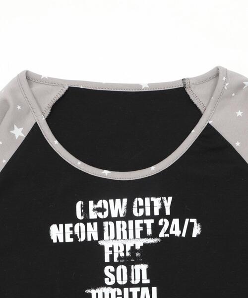 dispark（ディスパーク）の「DISPARK/【26年春夏新作】スターラグランロゴトップ（Tシャツ/カットソー・レディース・ネイビー/チャコールグレー・FREE）」の16枚目の写真