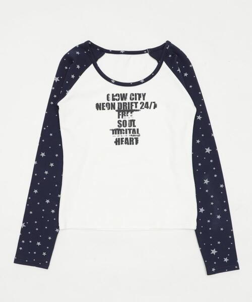 dispark（ディスパーク）の「DISPARK/【26年春夏新作】スターラグランロゴトップ（Tシャツ/カットソー・レディース・ネイビー/チャコールグレー・FREE）」の14枚目の写真