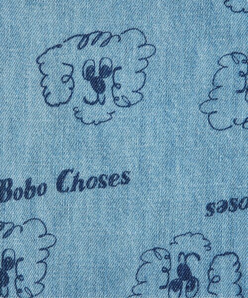 BOBO CHOSES(ボボショーズ)の「総柄Pickles The Dog 長パンツ・布帛【キッズ】(その他パンツ・キッズ・ブルー・130/100/110/120)」の5枚目の写真