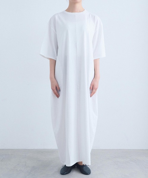 I am I in fact...(アイアムアイインファクト)の「_MOONY DRESS(ワンピース・レディース・ホワイト/サックスブルー/ブラック・FREE)」の15枚目の写真