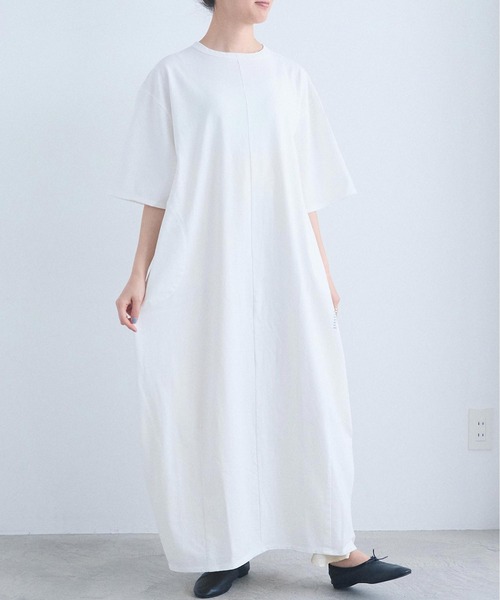 I am I in fact...（アイアムアイインファクト）の「MOONY DRESS（ワンピース・レディース・ホワイト・FREE）」の9枚目の写真