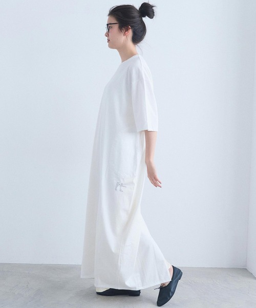 I am I in fact...（アイアムアイインファクト）の「MOONY DRESS（ワンピース・レディース・ホワイト・FREE）」の20枚目の写真