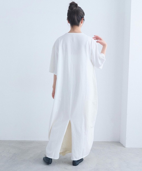 I am I in fact...（アイアムアイインファクト）の「MOONY DRESS（ワンピース・レディース・ホワイト・FREE）」の3枚目の写真