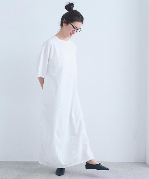 I am I in fact...（アイアムアイインファクト）の「MOONY DRESS（ワンピース・レディース・ホワイト・FREE）」の21枚目の写真