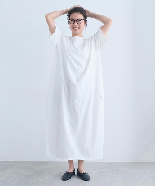 I am I in fact...（アイアムアイインファクト）の「MOONY DRESS（ワンピース・レディース・ホワイト・FREE）」の5枚目の写真