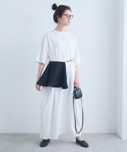 I am I in fact...（アイアムアイインファクト）の「MOONY DRESS（ワンピース・レディース・ホワイト・FREE）」の14枚目の写真