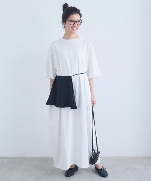 I am I in fact...（アイアムアイインファクト）の「MOONY DRESS（ワンピース・レディース・ホワイト・FREE）」の15枚目の写真