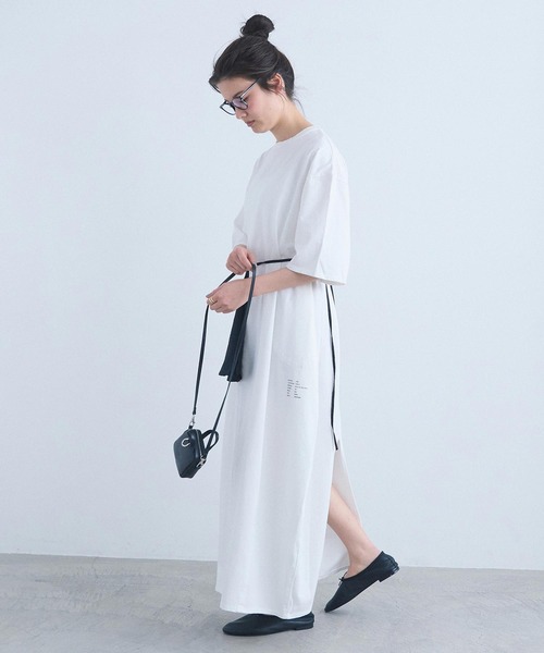 I am I in fact...（アイアムアイインファクト）の「MOONY DRESS（ワンピース・レディース・ホワイト・FREE）」の13枚目の写真