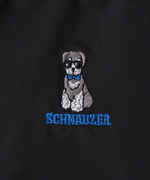 CIAOPANIC TYPY(チャオパニックティピー)の「【ユニセックス】シュナウザー/犬刺繍ロゴミニショルダーバッグ(ショルダーバッグ・レディース・ブラック・ONE SIZE)」の9枚目の写真