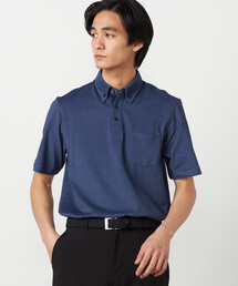 COMME CA ISM（コムサイズム）の「【吸水速乾】カノコポロシャツ（ポロシャツ）」