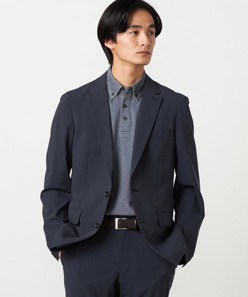 COMME CA ISM(コムサイズム)の「【吸水速乾】カノコポロシャツ(ポロシャツ・メンズ・ネイビー/ダークブルー/ホワイト/ブラック/サックスブルー/ブルー・MEDIUM/LARGE/X-LARGE)」の22枚目の写真