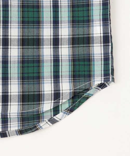 petit main（プティマイン）の「【リンク】アソート柄長袖シャツ（シャツ/ブラウス・キッズ・オフホワイト/ライトブルー/グリーン・80ｃｍ/120cm/130cm/110cm/90cm/100cm）」の5枚目の写真