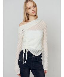 EMODA | アシンメトリーオフショルダートップ(Tシャツ/カットソー)