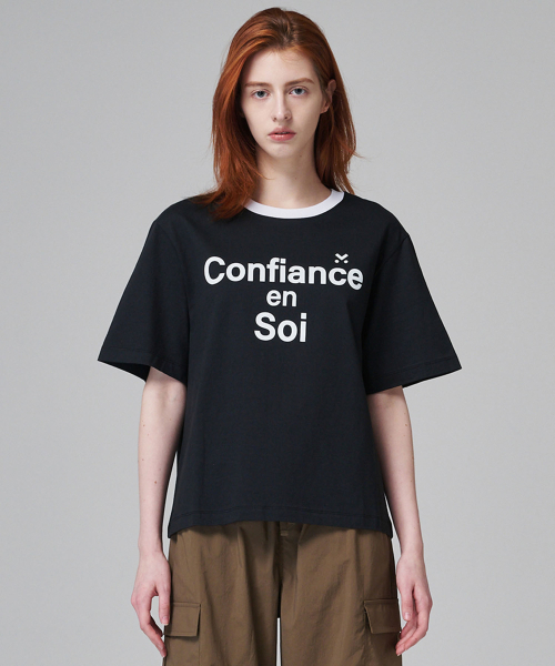 MALOUPE(マロップ)の「5207 シグネチャーロゴTシャツ (ブラック)(Tシャツ/カットソー・レディース・ブラック・FREE)」の2枚目の写真