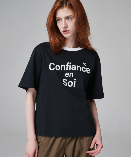 MALOUPE(マロップ)の「5207 シグネチャーロゴTシャツ (ブラック)(Tシャツ/カットソー・レディース・ブラック・FREE)」の3枚目の写真
