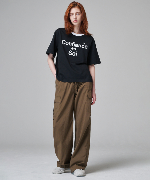MALOUPE(マロップ)の「5207 シグネチャーロゴTシャツ (ブラック)(Tシャツ/カットソー・レディース・ブラック・FREE)」の5枚目の写真