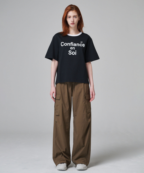 MALOUPE(マロップ)の「5207 シグネチャーロゴTシャツ (ブラック)(Tシャツ/カットソー・レディース・ブラック・FREE)」の6枚目の写真