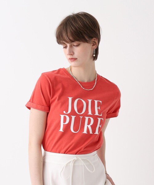 allureville（アルアバイル）の「ピグメントダイクラシックロゴT（Tシャツ/カットソー・レディース・チャコールグレー/オフホワイト/レッド・2）」の8枚目の写真