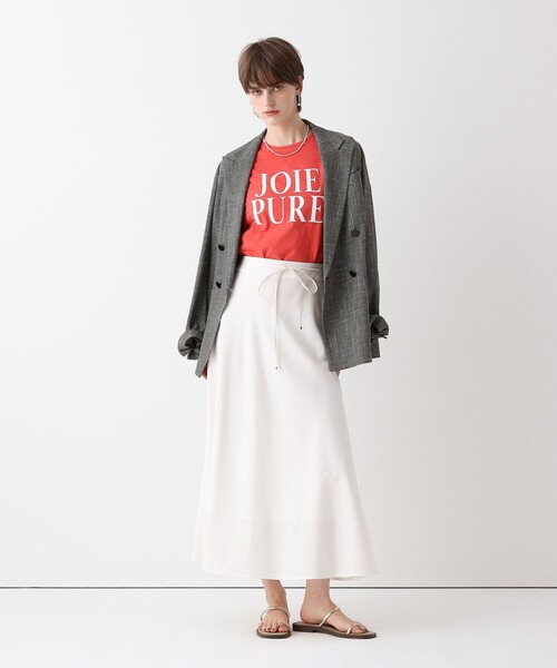 allureville（アルアバイル）の「ピグメントダイクラシックロゴT（Tシャツ/カットソー・レディース・チャコールグレー/オフホワイト/レッド・2）」の11枚目の写真