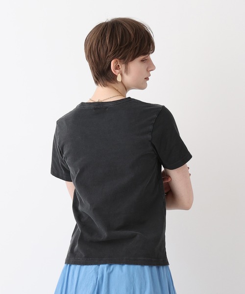 allureville（アルアバイル）の「ピグメントダイクラシックロゴT（Tシャツ/カットソー・レディース・チャコールグレー/オフホワイト/レッド・2）」の20枚目の写真