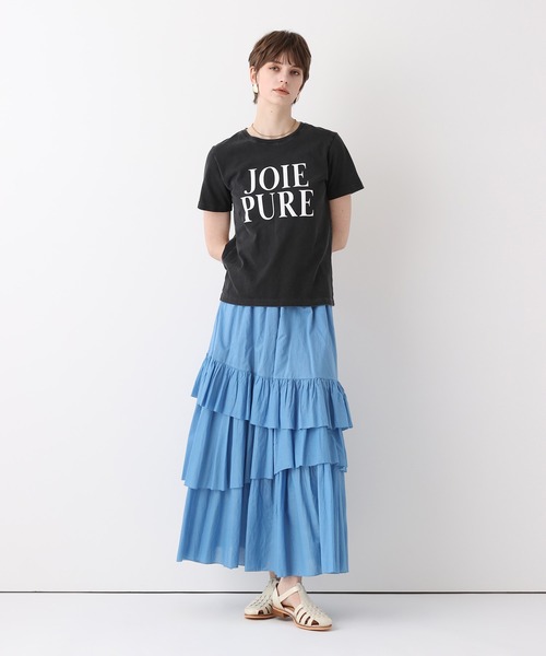 allureville（アルアバイル）の「ピグメントダイクラシックロゴT（Tシャツ/カットソー・レディース・チャコールグレー/オフホワイト/レッド・2）」の21枚目の写真