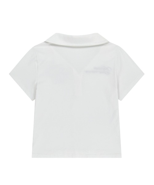 as you are(アズユーアー)の「◇ASYOUARE◇ベーシック ホットフィックス カラー Tシャツ BASIC HOTFIX COLLAR T-SHIRT(ポロシャツ・レディース・ブラック/ホワイト・S)」の18枚目の写真