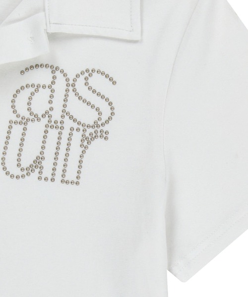 as you are(アズユーアー)の「◇ASYOUARE◇ベーシック ホットフィックス カラー Tシャツ BASIC HOTFIX COLLAR T-SHIRT(ポロシャツ・レディース・ブラック/ホワイト・S)」の22枚目の写真