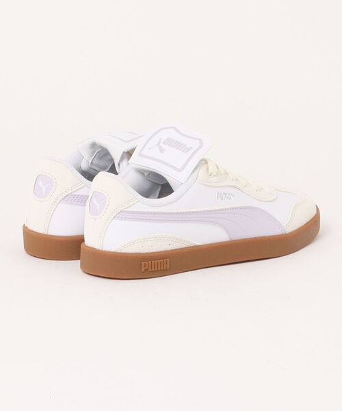 PUMA(プーマ)の「【PUMA】PUMA CLUB アズーラ LS(スニーカー・レディース・ホワイト×パープル・25.0cm/24.5cm/24.0cm/23.5cm/23.0cm)」の2枚目の写真