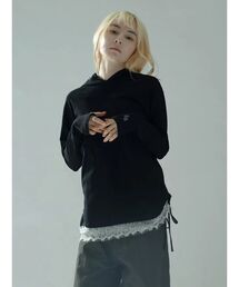 :ETHROF（イーサオブ）の「PIERCE HOODIE（Tシャツ/カットソー）」